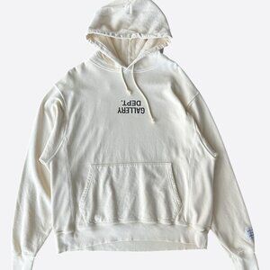 Gallery Dept Tan Upside Down Logo Hoodie